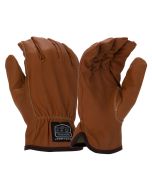 Pyramex GL3010CK Goatskin Leather Driver Glove - Arc Flash Rated - 360 A4 Para-Aramid Cut Glove - Pair 