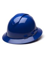 Pyramex HP54160V Ridgeline Vented Hard Hat - Full Brim - 4Pt Ratchet Suspension - Blue