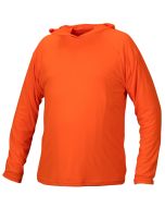 Pyramex RLPH120NS Hi Vis Orange Long Sleeve Pullover Hoodie - Non-ANSI