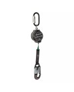 Safewaze 018-5009 7' Web SRL - Single Leg with Aluminum Snap Hook and Steel Triple Lock Carabiner