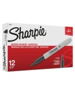 Sharpie 30001 Permanent Marker - Fine - 12 Pack - Black (CLOSEOUT)