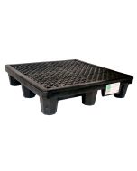UltraTech 1113 Ultra-Spill Pallet - P4 (Four-Pallet) With Drain - Economy