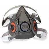 3M 6000 Series TPE Half Mask Facepiece Respirator - Filter Not Included - Small
