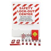 6 Padlock Heavy Duty Lockout Center - Combo Kit - 30" x 24"