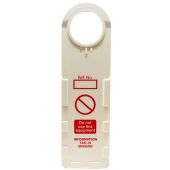 Accuform TSS809 Scaffold Status Safety Tag Holder: Do Not Use This Equipment Information Tag Is Missing - 10/Pack