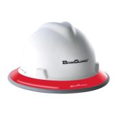 BrimGuard Hi-Viz Dual - Reflective Full Brim Hard Hat Band - Red - 12 Pack