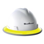 BrimGuard Hi-Viz Dual - Reflective Full Brim Hard Hat Band - Yellow - 12 Pack