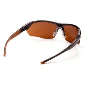 Carhartt Braswell CHB1118DT Safety Glasses - Black Frame - Bronze Anti-Fog Lens
