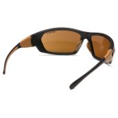Carhartt CHB218D Carbondale Safety Glasses - Black/Tan Frame - Sandstone Lens