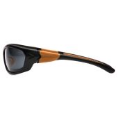 Carhartt CHB220D Carbondale Safety Glasses - Black/Tan Frame - Gray Lens