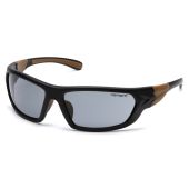 Carhartt CHB220D Carbondale Safety Glasses - Black/Tan Frame - Gray Lens