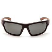 Carhartt CHB221 Carbondale Safety Glasses - Black / Tan Frame - Gray Polarized Lens