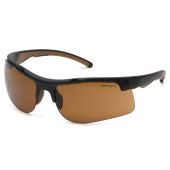 Carhartt CHB718DT Rockwood Safety Glasses Black Frame Sandstone Bronze Lens Anti-Fog