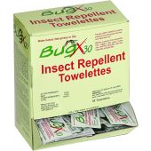 CoreTex BugX30 Insect Repellent Towelette w/ DEET - 50 / Box 