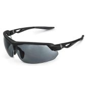 Crossfire 39221 Cirrus Safety Glasses - Smoke Lens - Matte Black Frame