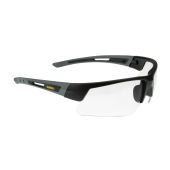 DEWALT DPG100-1D Crosscut Safety Glasses - Black Frame - Clear Lens