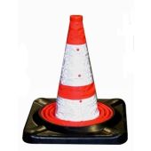 Dicke CC5B Reflective Collapsible Cone Kit - Five 28" Cones w/ Storage Bag