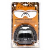 Ducks Unlimited Shooting Eyewear Kit, PM8010 Earmuff with Venture 3, Black Frame,  Clear Lens