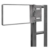 Fabenco R70-24 Standard Bolt On Industrial Safety Gate - Carbon Steel Galvanized - Fits 24-27" Opening 