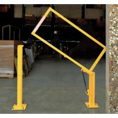 Fabenco VG15-48PC Vertical Lift Gate - A36 Carbon Steel - Powder Coated Yellow - Fits 48" Opening 