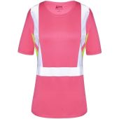 GSS 5126 Hi Vis Pink Ladies Safety T-Shirt - Non-Rated