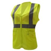 GSS 7803 Hi Vis Yellow Economy Ladies Safety Vest - Type R Class 2 (CLOSEOUT)