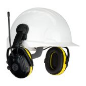 Hellberg 264-46102 React™ Cap Mounted Electronic Ear Muff with AM/FM Radio and Active Listening - NRR 23 - (CLOSEOUT)