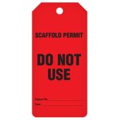 Incom Tags By-The-Roll: Scaffold Do Not Use - 100/Roll