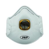 JSP 725 Typhoon N95 Molded Disposable Mask - Exhalation Valve - Contractor Pack / 100 Masks