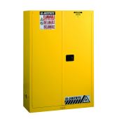 Justrite Flammable Safety Cabinet - 894500 - 45 Gallons - Manual-Close Doors - Yellow
