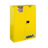 Justrite Flammable Safety Cabinet - 894520 - 45 Gallons - Self-Close Doors - Yellow