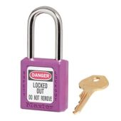 Master Lock 410 Lockout Padlock -  Keyed Different - Purple