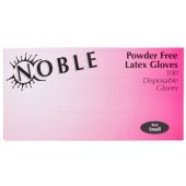 Noble 394385 Powder Free Disposable Latex Foodservice Gloves - 4.5 Mil - 100 Gloves / Box