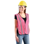 OccuNomix Pink Mesh Ladies Safety Vest - Non-ANSI - M / L - (CLOSEOUT)