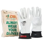 OEL IRG011B Class 00 Rubber Glove Kit - 1,000V - 11" - Black 