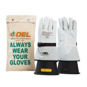 OEL IRG214BK Class 2 Rubber Glove Kit - 17,000V - 14" - Black 