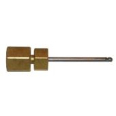 PIC 1/4" NPT Gauge Adapter 2-3/4" Overall Length x 1-3/4" x 0.63" Probe