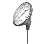 PIC Bimetal Dial Type Thermometer - 3" Dial - 4" Stem - Adjustable Angle