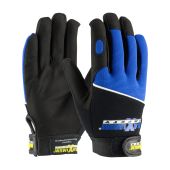PIP 120-MX2830 Maximum Safety Professional Mechanic's Gloves - Blue / Black - Large - (CLOSEOUT)