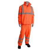 PIP 353-1000 Hi Vis Orange Two-Piece Rain Suit - Type R - Class 3