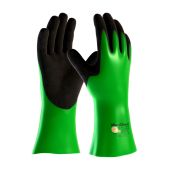 PIP 56-635 MaxiChem Nitrile Blend Coated Glove with Nylon / Lycra Liner and Non-Slip Grip on Palm & Fingers - 14" - Pair