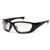 Pyramex Atrex SB10880DT Safety Glasses - Foam Padded Black Frame - Indoor/Outdoor Anti-Fog Lens 