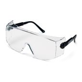 Pyramex Defiant SB1010SJ Safety Glasses - Black Frame - Jumbo - Clear Lens - Over Prescription