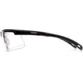 Pyramex Ever-Lite SB8610R25TM Reader Safety Glasses - Black Frame - Clear H2MAX Anti-Fog +2.5 Reader Lens
