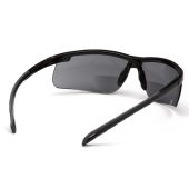Pyramex Ever-Lite SB8620R25 Reader Safety Glasses - Black Frame - Gray Bifocal Lens +2.5 Magnification - (CLOSEOUT)