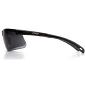 Pyramex Ever-Lite SB8620R25TM Reader Safety Glasses - Black Frame - Gray H2MAX Anti-Fog +2.5 Reader Lens