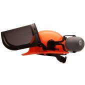 Pyramex FORKIT41SL Forestry Kit - Orange SL Series Cap Style Hard Hat with Face Shield and Ear Muffs 