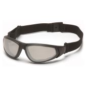Pyramex GB4080ST XSG Safety Glasses/Goggle - Black Frame - Indoor / Outdoor Anti-Fog Lens