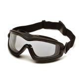 Pyramex GB6410SDT V2G Plus Safety Goggle - Black Frame - Dual Clear Anti-Fog Lens