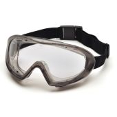 Pyramex GG504TM Gray Direct/Indirect Goggle with Clear H2MAX Anti-Fog Lens